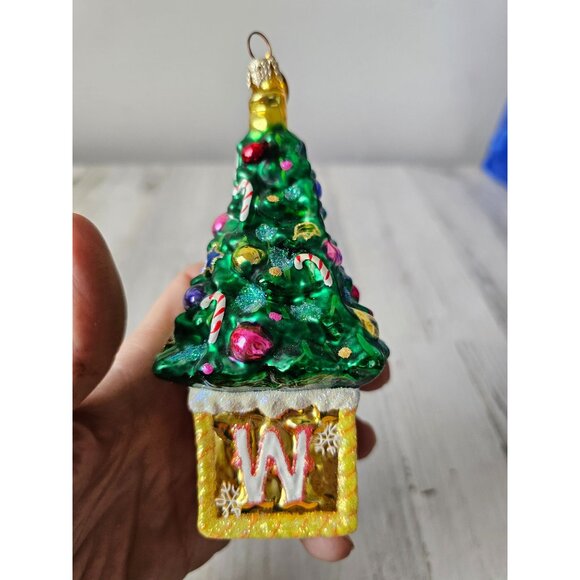 Radko Tannenbaum Snow tree vintage ornament Xmas tree - Picture 2 of 10